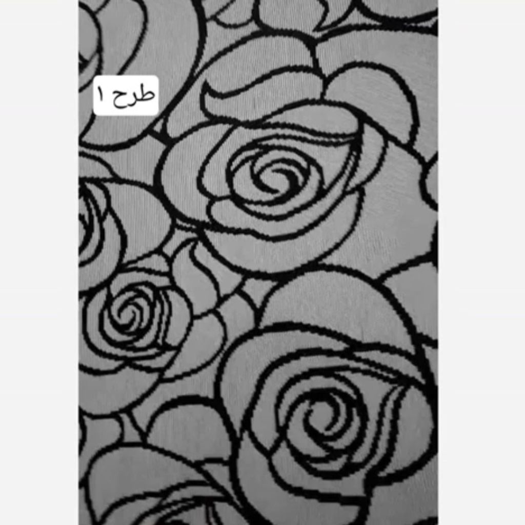 مشخصات شال مشکی توری طرح دار