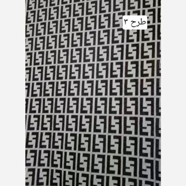 شال مشکی توری طرح دار 451