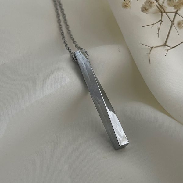 گردنبند اسپرت نقره ای