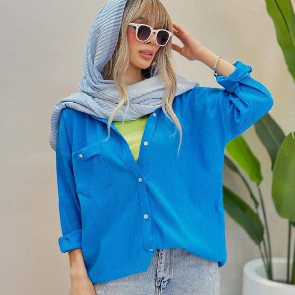 شومیز  تابستانه اطلسی