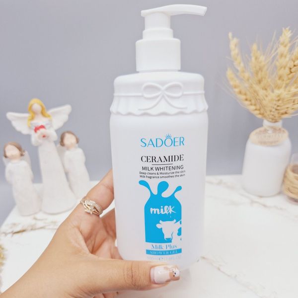 شامپو بدن 500 میل رایحه شیر وانیل برند Sadoer‏