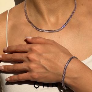 فروش اینترنتی گردنبند و دستبند تنیسی جواهری