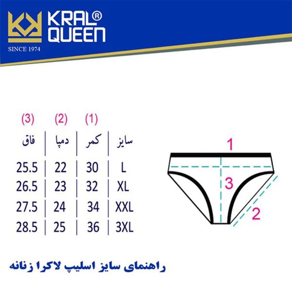 شورت اسلیپ زنانه کش کاغذی نخ پنبه لاکرا 4 عددی