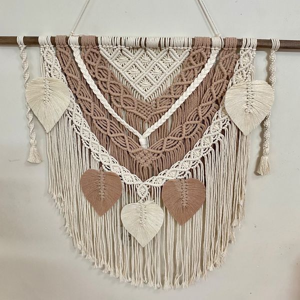 دیوار کوب مکرومه بافی مدل فاخر
