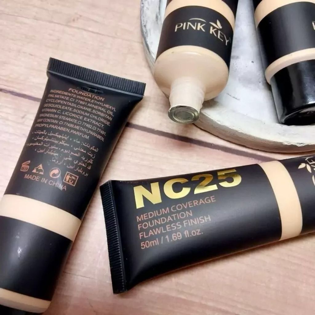 فروش اینترنتی کرم پودر تیوپی پینک کی مدل NC25 حجم 50 میل PINK KEY