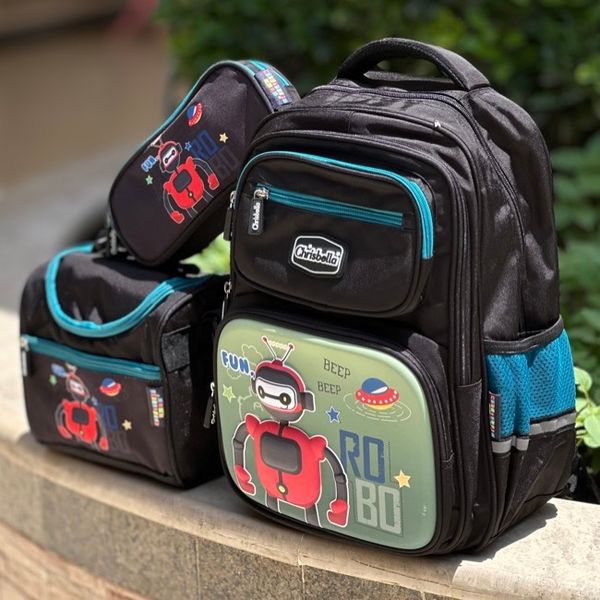 کوله پشتی اورجینال سه تیکه طرح Robo برند Chrisbella کد 4041804