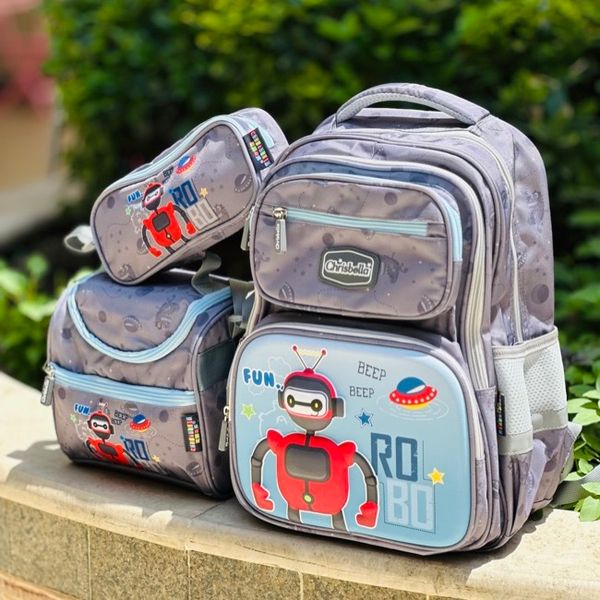 کوله پشتی اورجینال سه تیکه طرح Robo برند Chrisbella کد 4041804