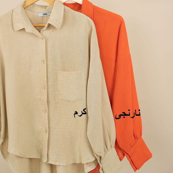 شومیز رنگی بهارین پاد