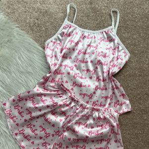 قیمت تاپ و شلوارک ساتن مدل باربی