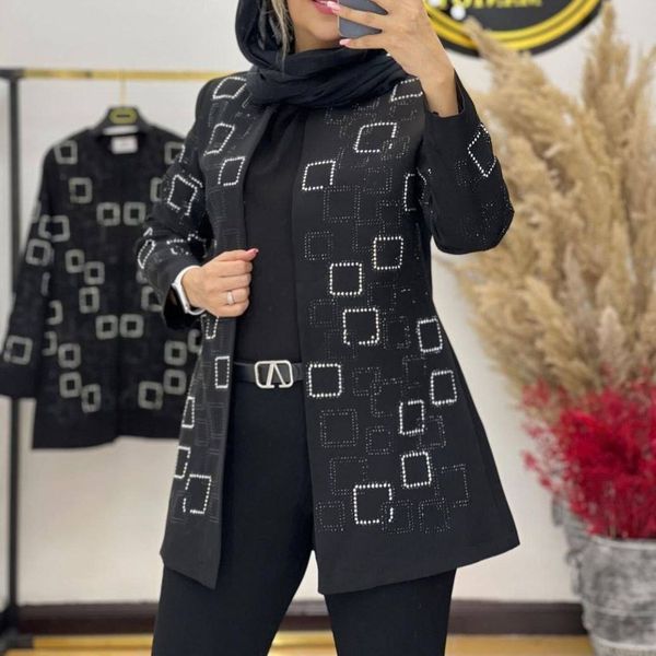 کت زنانه مازراتی نگینی مربعی