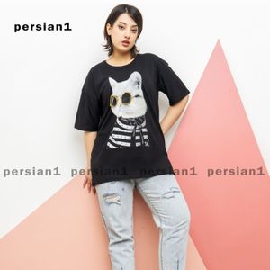 خرید انلاین تیشرت لانگ گربه