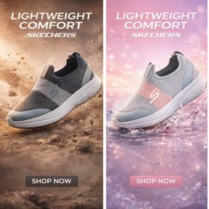 فروش اینترنتی کتانی اسکیچرز جورابی