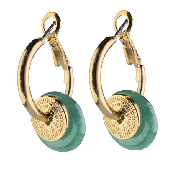 گوشواره حلقه ای آویزدار - Gosh - 016