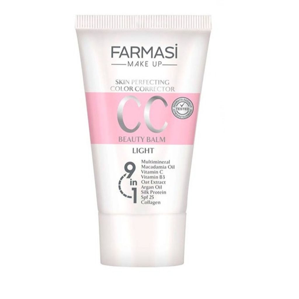 فروش اینترنتی سی سی کرم 9 در 1 فارماسی شماره 02 مدل LIGHT TO MEDIUM حجم 50 میل