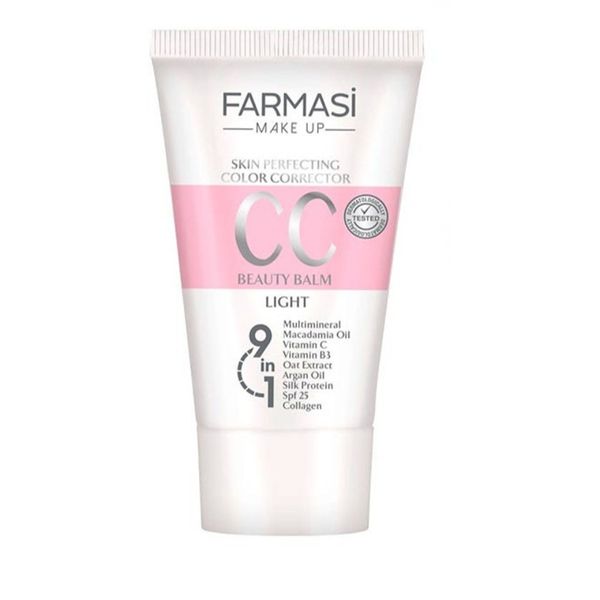 سی سی کرم 9 در 1 فارماسی شماره 02 مدل LIGHT TO MEDIUM حجم 50 میل