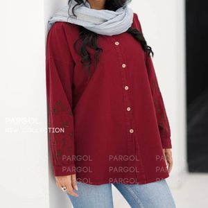 خرید آنلاین شومیز گلدوزی زنانه و دخترانه فریبا
