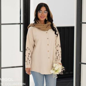 فروش اینترنتی شومیز گلدوزی زنانه و دخترانه فریبا