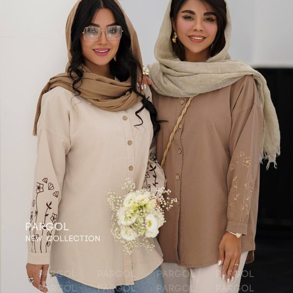 شومیز گلدوزی زنانه و دخترانه فریبا