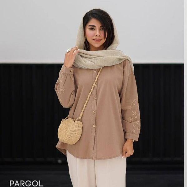 شومیز گلدوزی زنانه و دخترانه فریبا