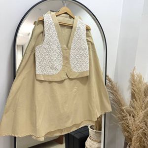 قیمت ارزان ژیله دامن ست لنین حوریه