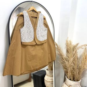 خرید انلاین ژیله دامن ست لنین حوریه