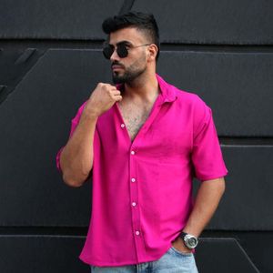 فروش اینترنتی پیراهن آستین کوتاه مردانه مدل باکسی