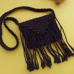مشخصات کیف مکرومه مدل اسو