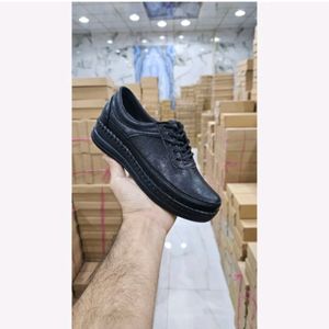 خرید اینترنتی کفش زنانه مدل فرشته کفی طبی و خارپاشنه رنگ مشکی