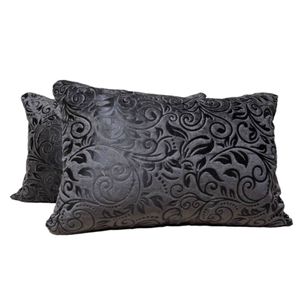 خرید اینترنتی روبالشی مخمل ساده مدل سوما بسته 2 عددی