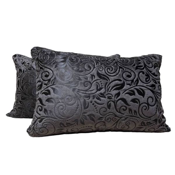 روبالشی مخمل ساده مدل سوما بسته 2 عددی