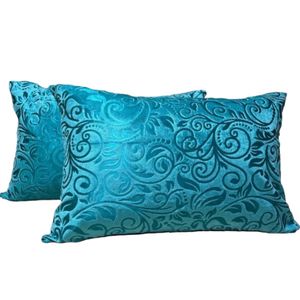 خرید اینترنتی روبالشی مخمل ساده مدل سوما بسته 2 عددی