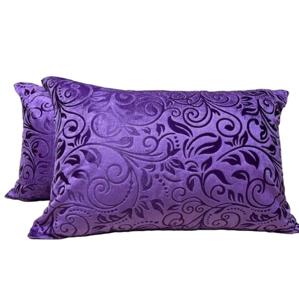 روبالشی مخمل ساده مدل سوما بسته 2 عددی