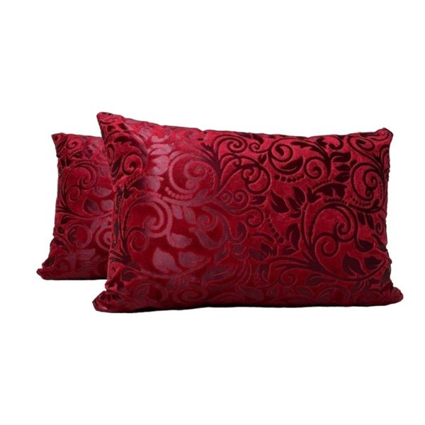 روبالشی مخمل ساده مدل سوما بسته 2 عددی