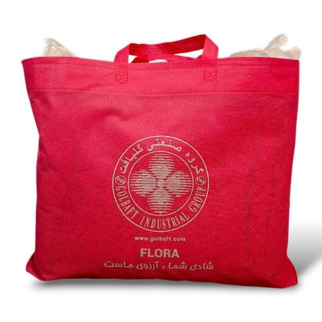 خرید اینترنتی پتو مسافرتی گلبافت مدل فلورا دونفره سایز 220*180