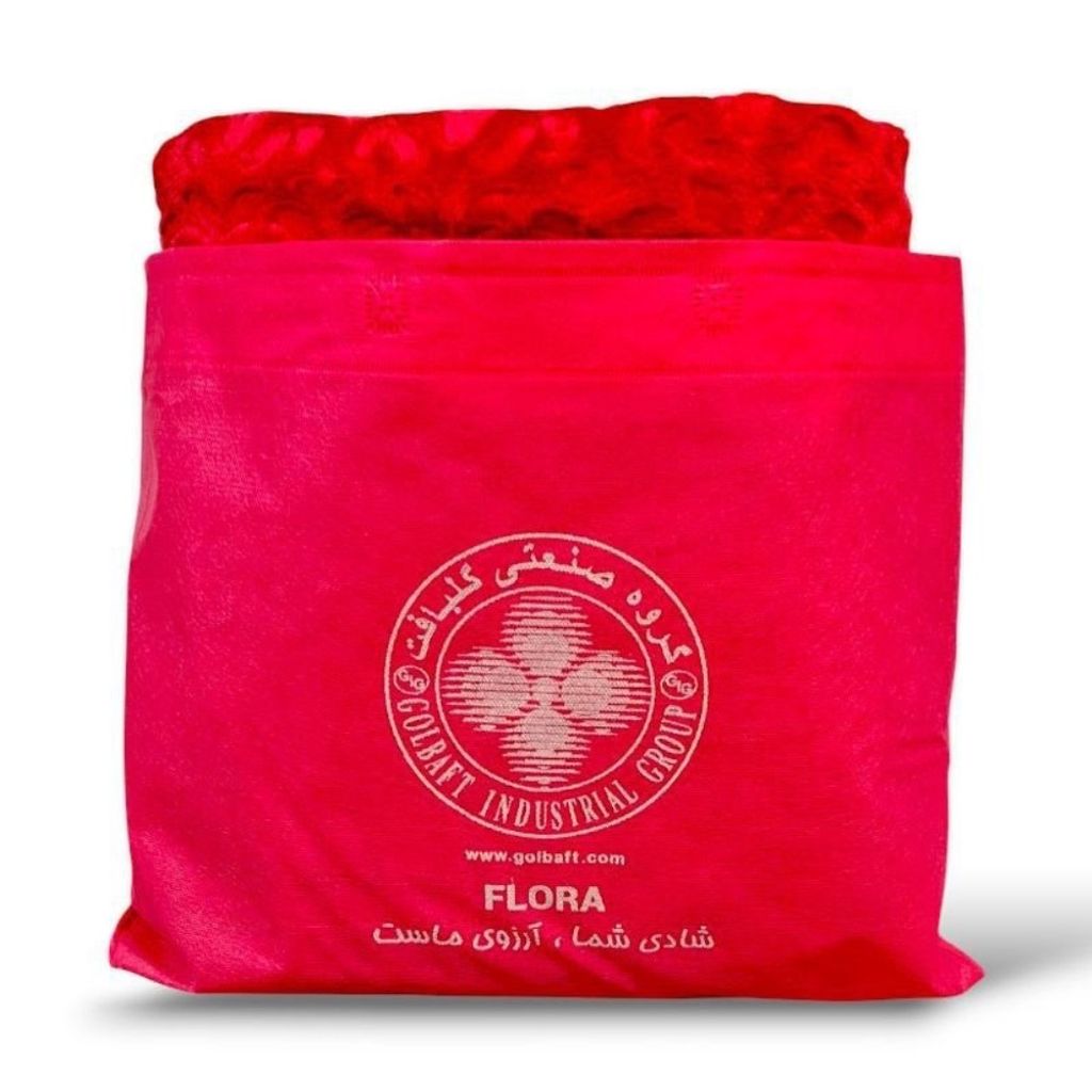 خرید انلاین پتو مسافرتی گلبافت مدل فلورا دونفره سایز 220*180