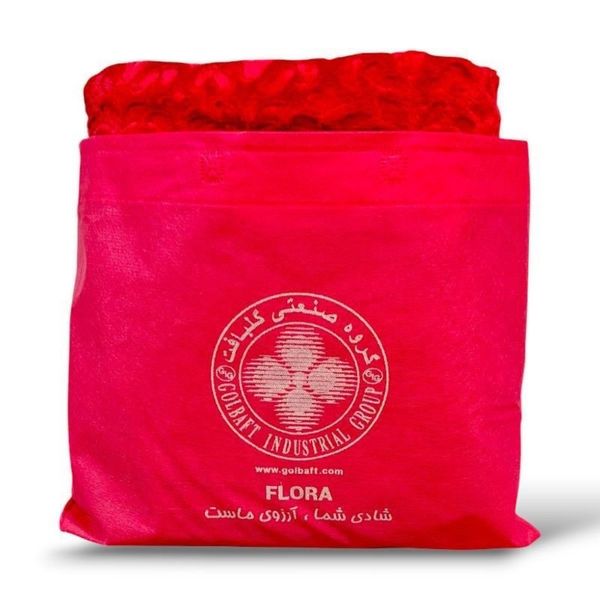 پتو مسافرتی گلبافت مدل فلورا دونفره سایز 220*180