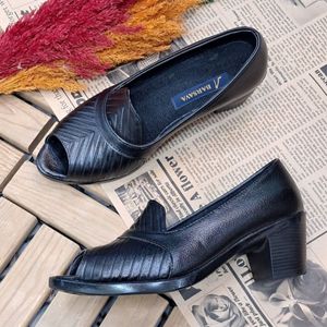 خرید اینترنتی پاشنه دار جلو باز طرحدار هانا