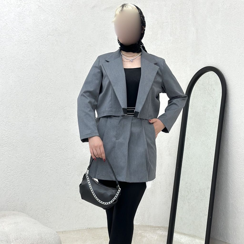 خرید انلاین ست دو تیکه کت و دامن بانک