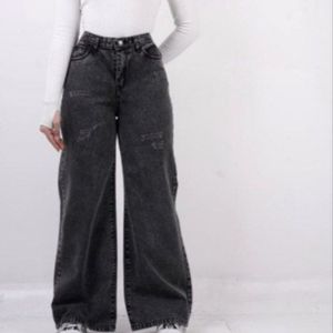 خرید آنلاین شلوار نیم بگ جین عالی