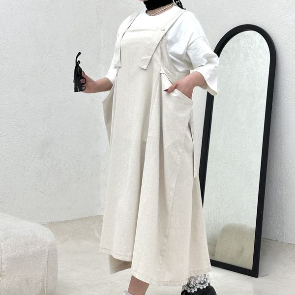 ست دو تیکه تیشرت و سارافون بانک