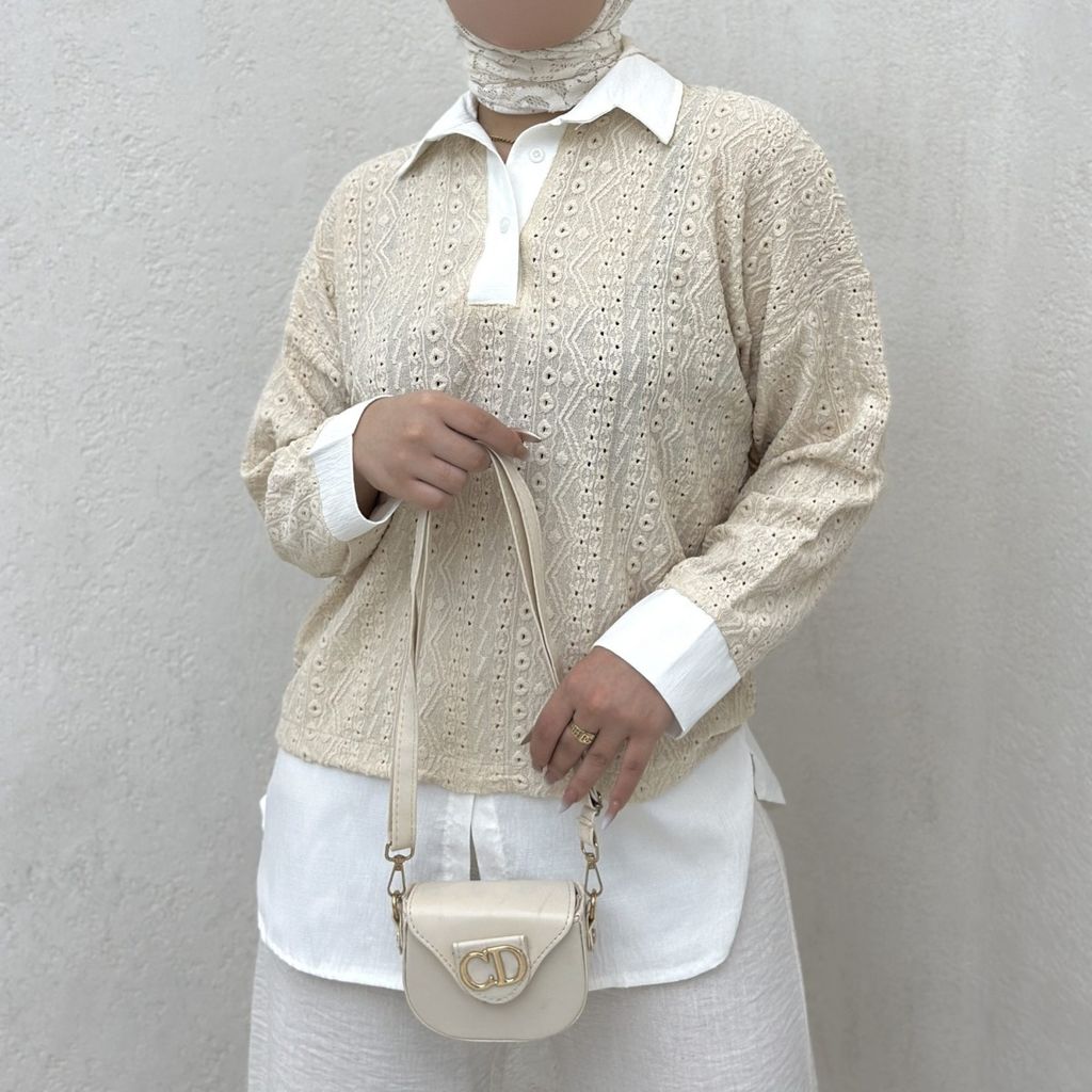 قیمت تونیک یقه دار دو دکمه بانک