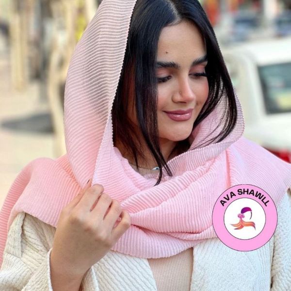 شال اکلیلی بهاره شیک زنانه پلیسه