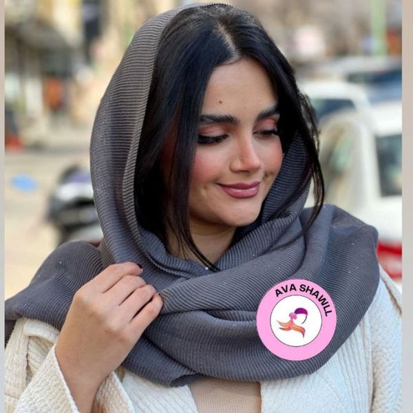 شال اکلیلی بهاره شیک زنانه پلیسه