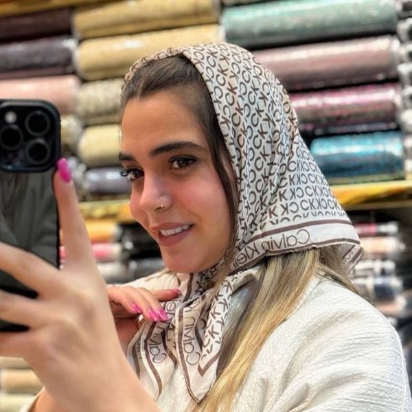 مینی اسکارف نخ پنبه تابستانه
