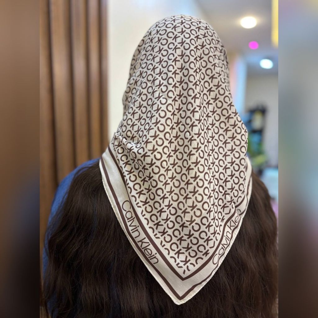 خرید اینترنتی مینی اسکارف نخ پنبه تابستانه