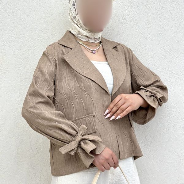 کت آستین چین آبشاری بانک
