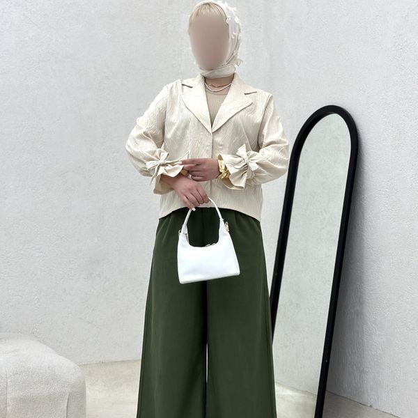 کت آستین چین آبشاری بانک