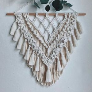 خرید آنلاین دیوارکوب دکوری آویز مکرومه طرح ترنج