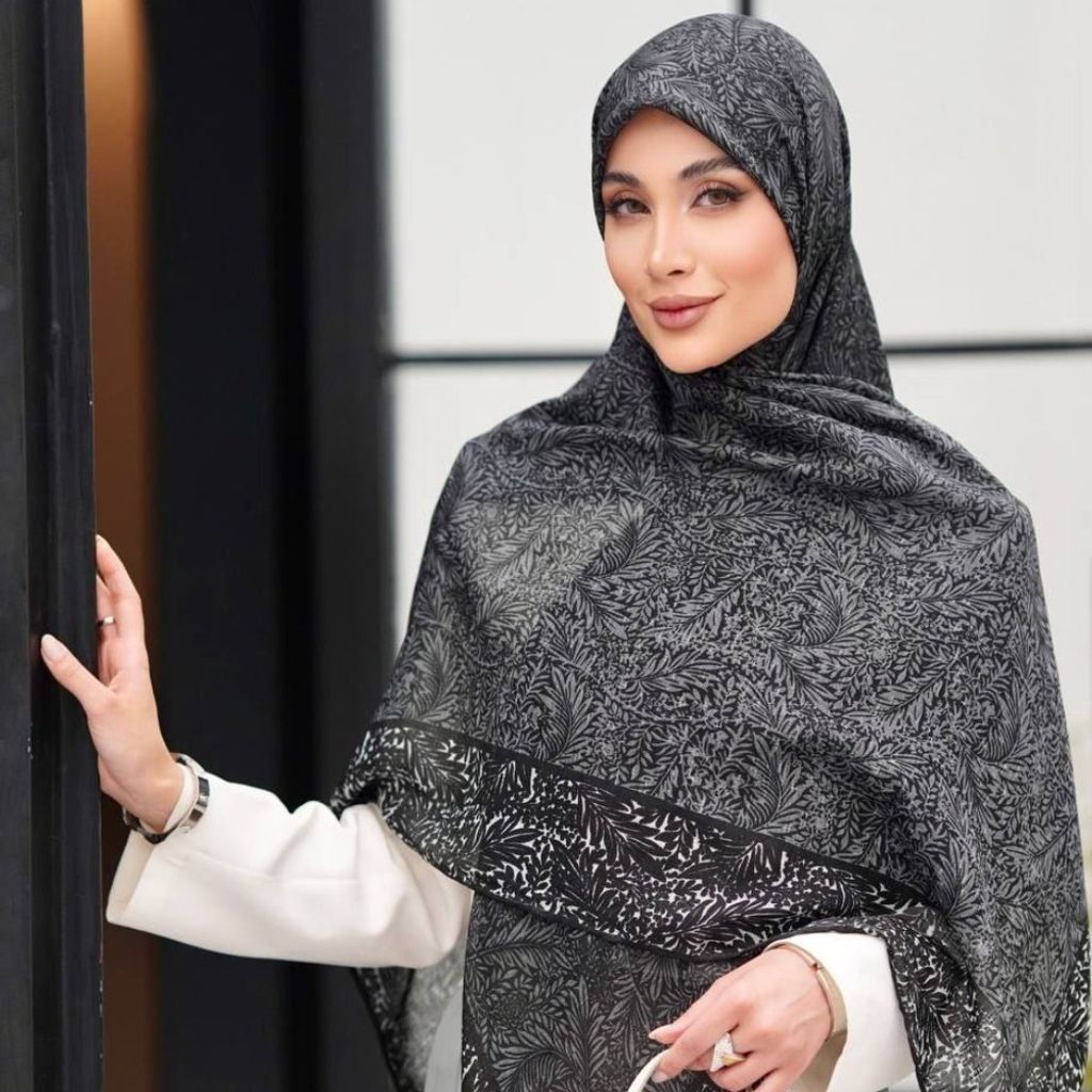 خرید آنلاین شال کنفی طرحدار