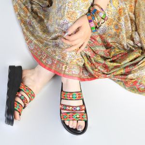 قیمت ارزان اسلیپر زنانه طرح بلوچی